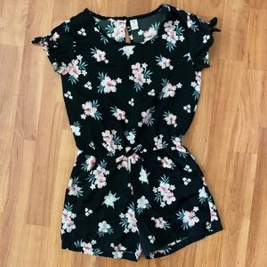 Girls Jumpsuits flower print